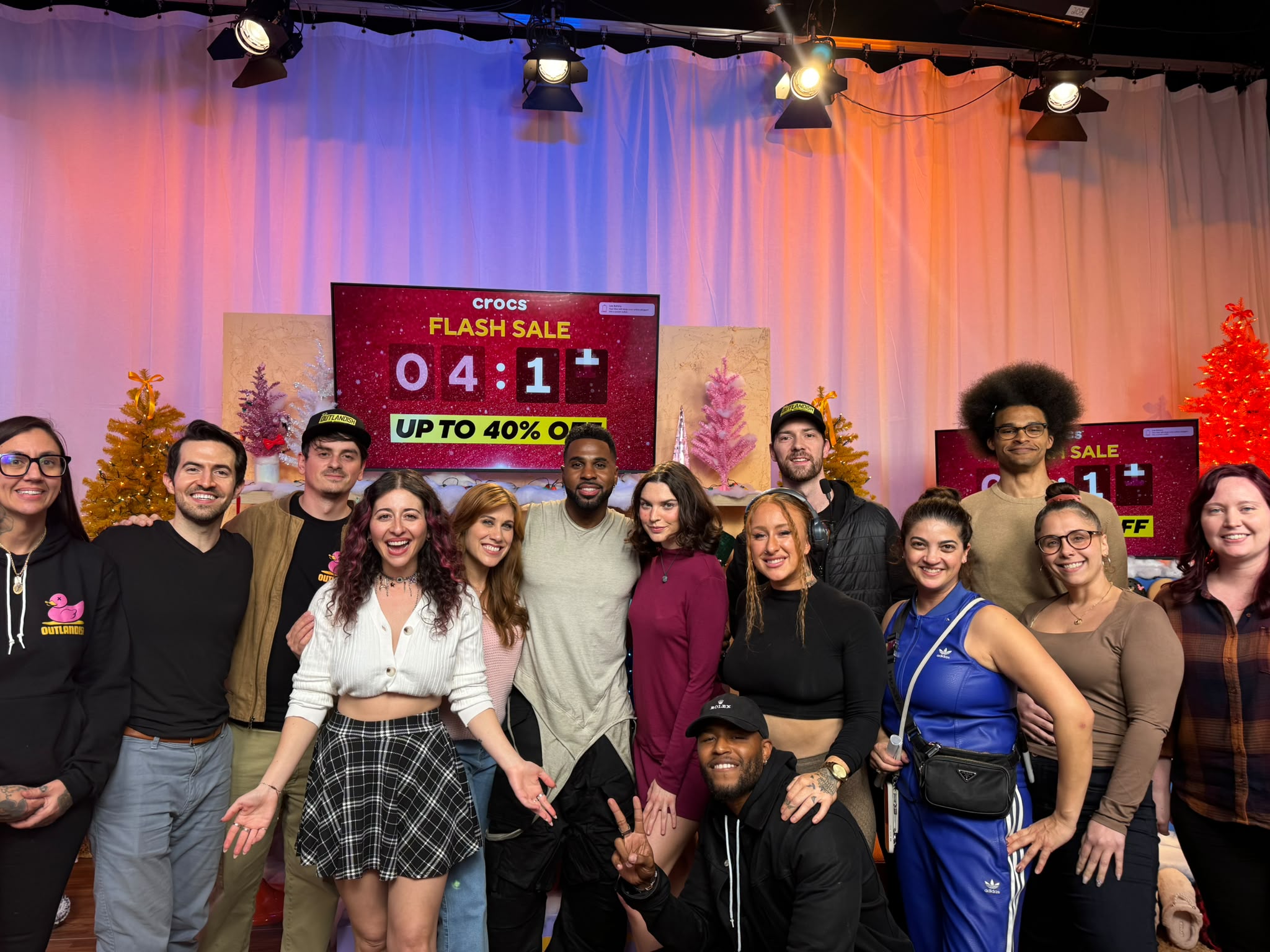 The Outlandish team together at a Social Commerce Festival event